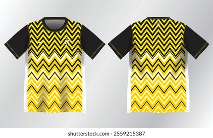 yellow abstract background pattern for sport jersey design mockup