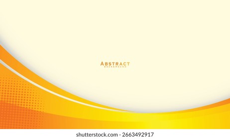 Yellow abstract background for presentation design, banner and more