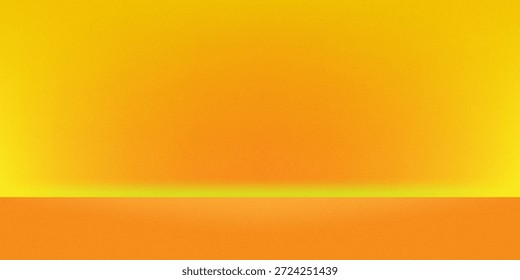 Fondo abstracto amarillo para la colocación del producto. Ilustraciones vectoriales

