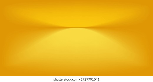 Fondo abstracto amarillo para la colocación del producto. Ilustraciones vectoriales