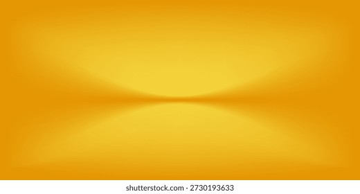 Yellow abstract background for product placing. vector illustrations

