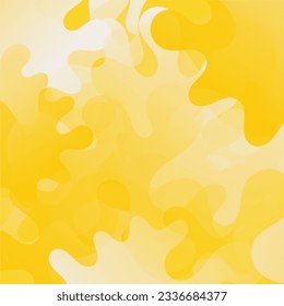 Yellow abstract background, sea wave pattern.