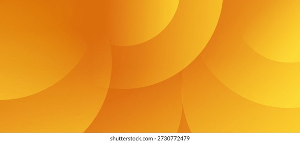 Yellow abstract background with smooth curved layers.