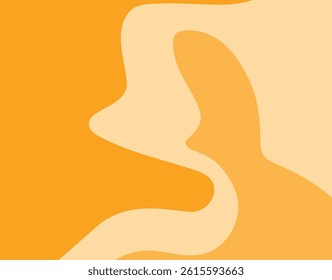 yellow abstract background with soft layered geometric shapes and subtle textured design