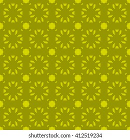 Yellow abstract background, striped textured geometric seamless pattern