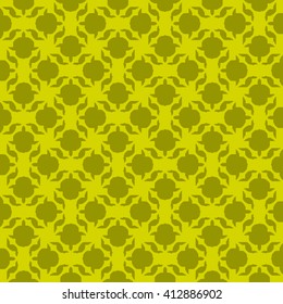Yellow abstract background, striped textured geometric seamless pattern