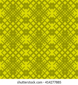 Yellow abstract background, striped textured geometric seamless pattern
