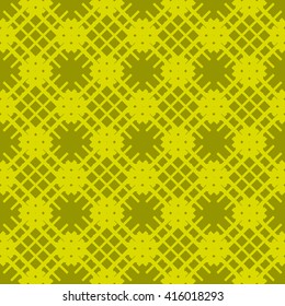 Yellow abstract background, striped textured geometric seamless pattern