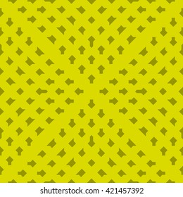 Yellow abstract background, striped textured geometric seamless pattern