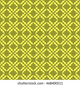Yellow abstract background, striped textured geometric seamless pattern