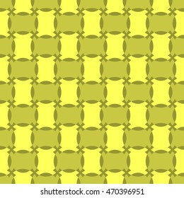 Yellow abstract background, striped textured geometric seamless pattern