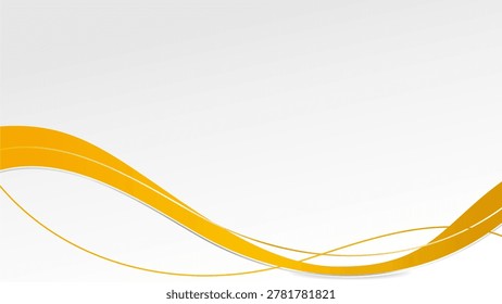 Yellow Abstract Background with Subtle Wave Shapes 0037