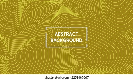 gelber abstrakter Hintergrund mit wirbelnden Linien Muster. einzigartig, modern und kreativ. verwendet für Tapete, Hintergrund, Hintergrund, Banner, Kopienraum und Homepage