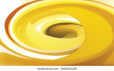 Yellow abstract background with swirling pattern