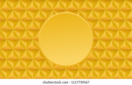 Yellow Abstract Background with Triangle Pattern  luxury dynamic modern abstract vector background for presentation, report, abstract luxury cover.