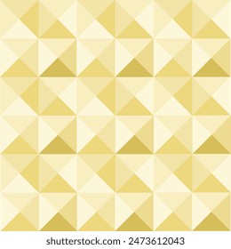 Yellow abstract background from triangles. Vector illustration