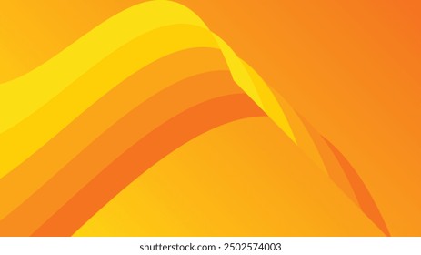 Yellow Abstract background vector design. Orange gradation geometric background, suit for banner, flyer, web, presentation template, etc