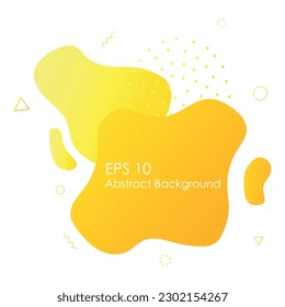 Yellow Abstract Background. Vector illustration backdrop.