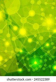 yellow abstract background, vector illustration
