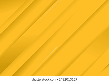 yellow abstract background with vector lines and modern diagonal shading