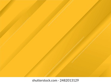 yellow abstract background with vector lines and modern diagonal shading