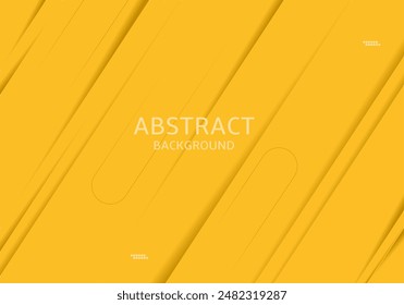 yellow abstract background with vector lines and modern diagonal shading.
