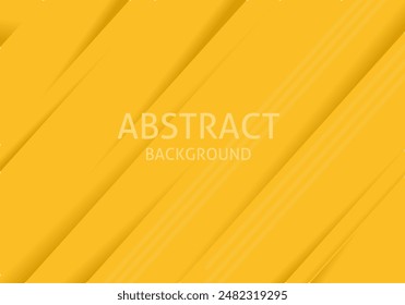 yellow abstract background with vector lines and modern diagonal shading.