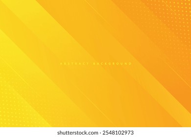 yellow abstract background with vector lines and modern diagonal shading