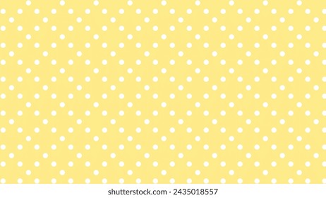 Yellow abstract background with white dots