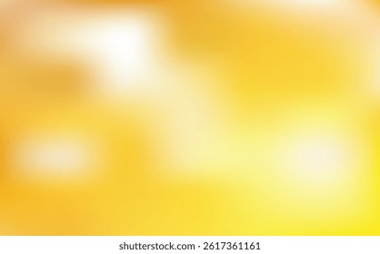 Yellow Abstract Blurred Background with Sunshine Effect