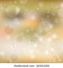 yellow Abstract Blurred backgrounds, vector illustration