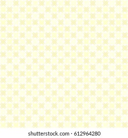 Yellow abstract checkered pattern. Seamless vector