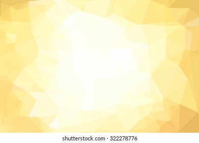 Yellow abstract geometric background consisting of colored triangles.