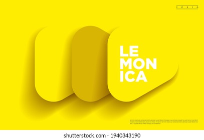 Yellow abstract geometric background design. For cover design, book design, presentation template, website, poster, flyer, advertising, brochure, brand identity etc. Vector EPS 10