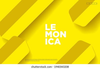 Yellow abstract geometric background design. For cover design, book design, presentation template, website, poster, flyer, advertising, brochure, brand identity etc. Vector EPS 10