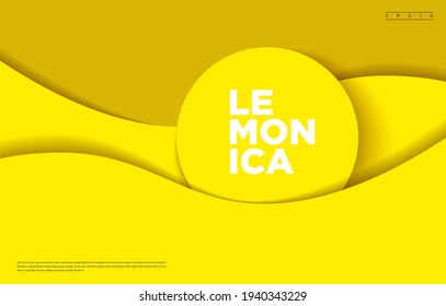 Yellow abstract geometric background design. For cover design, book design, presentation template, website, poster, flyer, advertising, brochure, brand identity etc. Vector EPS 10