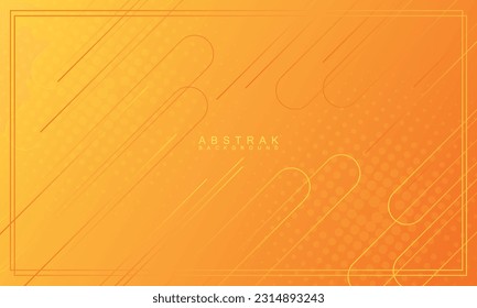 Yellow abstract geometric background. Dynamic shape composition. Elegant vector illustration