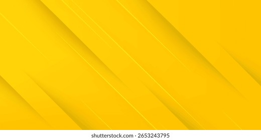 Fundo geométrico abstrato amarelo. Layout amarelo abstrato mínimo com efeitos de gradiente e ângulos limpos.