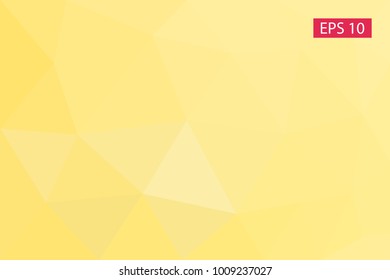 Yellow abstract geometric background, vector from polygons, triangle, vector illustration, vector pattern, triangular template