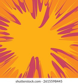 yellow abstract geometric shapes background with copy space for modern design	