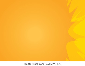 yellow abstract geometric shapes background with copy space for modern design	