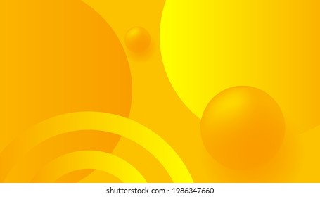 Fondo gradiano abstracto amarillo.  fondo de pantalla fresco y liso para tu concepto o trabajo. puede utilizarse para muchos diseños. ilustración de diseño vectorial eps.10