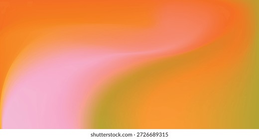 Fondo de degradado Abstractas amarillo con efectos de colores borrosos y suaves. Ondas suaves y líneas curvas de luz. Perfecto para branding, redes sociales, pósters, flyers, Anuncios, presentaciones. Vector