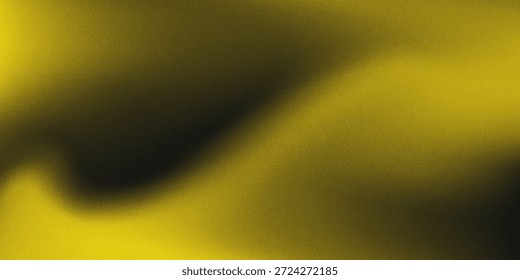 Fondo de gradiente abstracto amarillo sobre fondo negro oscuro con ruido sutil