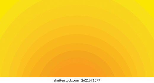 Yellow abstract gradient background vector.