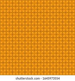 Yellow abstract graphical geometric vector seamless pattern. Ornamental decorative background for cards, invitations, web design, etc
