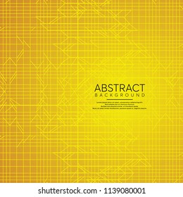 Yellow Abstract Line Background