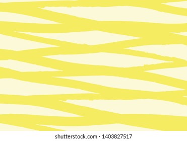 Yellow abstract lines with brush strokes.