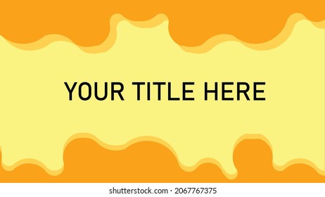 Resumen amarillo Fondo de escritorio líquido para su contenido, presentación en webinar, promoción, medios sociales y tarjeta de visita Etc.
