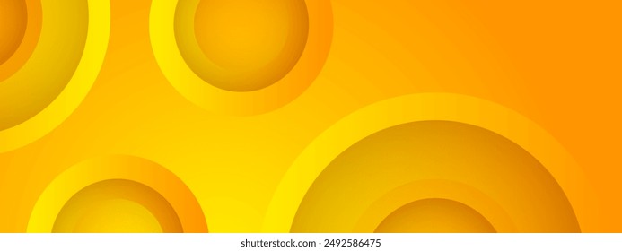 Yellow abstract on gray background